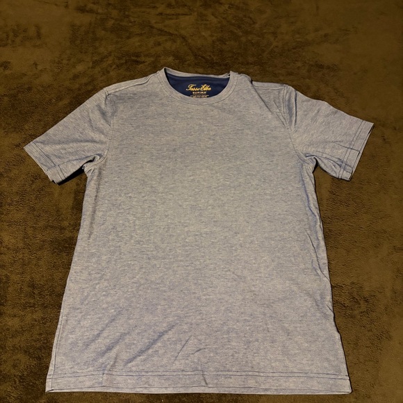 Tasso Elba Other - Tasso Elba Heathered Light Blue Crew Tee